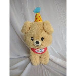 American Greetings Puppy Plush Happy Birthday 10 Inch Dog Stuffed Animal